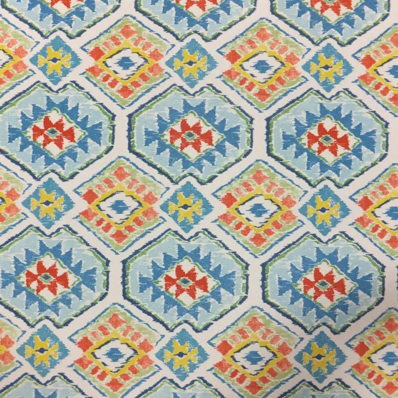 Custom Rocking Chair Cushion Set - Pattern Fabrics-Eresha Bluebird (0627)