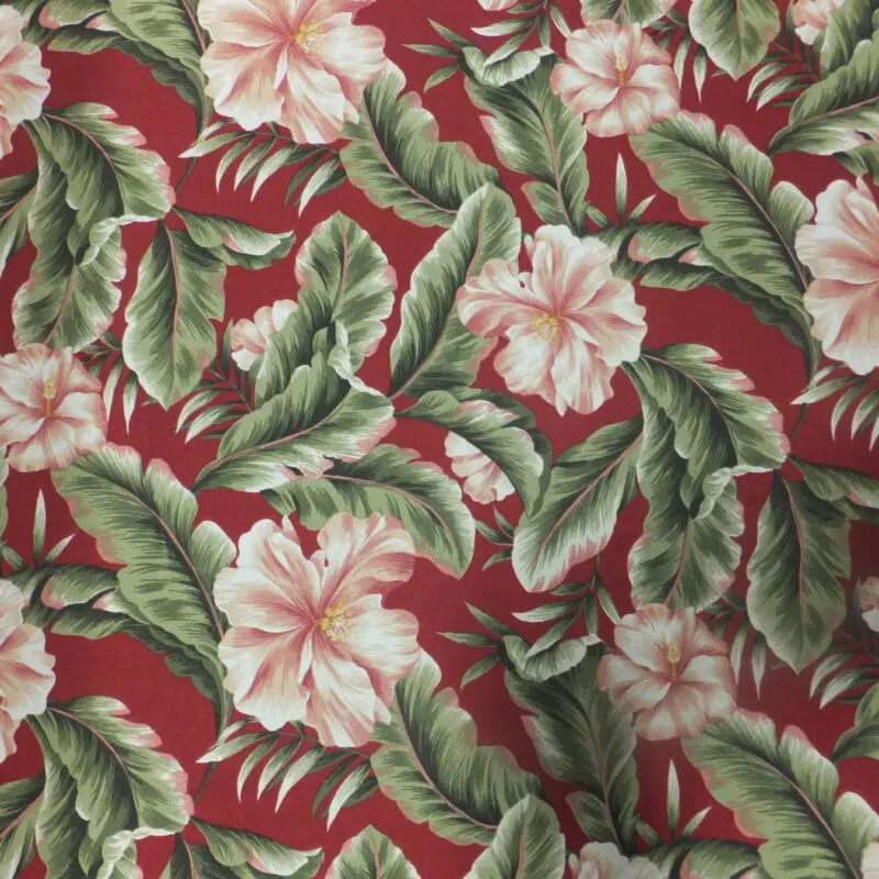 Rocking Chair Cushion Set - Pattern Fabrics-Wine Floral (0633)