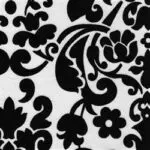 Rocking Chair Cushion Set - Pattern Fabrics-Black and White Modern (0472)