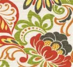 Rocking Chair Cushion Set - Pattern Fabrics-Bright Modern Floral (0490)