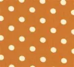 Rocking Chair Cushion Set - Pattern Fabrics-Burnt Orange Polka Dots (0375)