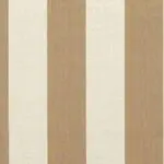 Deluxe Sunbrella Rocker Cushion Set-Sunbrella Canvas Stripe Heather Beige (5674)