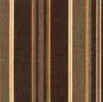 Deluxe Rocking Chair Cushion Set - Striped Fabrics-Chocolate Mousse Stripe (0484)