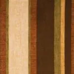 Deluxe Rocking Chair Cushion Set - Striped Fabrics-Chocolate Stripe (0438)