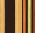 Deluxe Rocking Chair Cushion Set - Striped Fabrics-Dark Brown Stripe (0282)