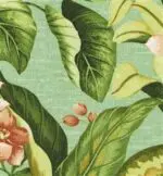 Rocking Chair Cushion Set - Pattern Fabrics-Green Elephant Ears (0468)