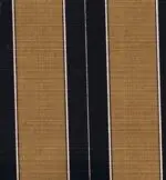 Deluxe Rocking Chair Cushion Set - Striped Fabrics-Log Cabin (Black/Tan) Stripe (099)