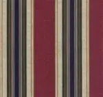 Deluxe Rocking Chair Cushion Set - Striped Fabrics-Maroon Stripe (0541)