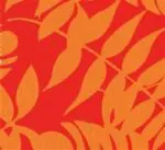 Rocking Chair Cushion Set - Pattern Fabrics-Orange Forest (0489)