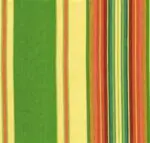 Deluxe Rocking Chair Cushion Set - Striped Fabrics-Orange Lime Stripe (0289)