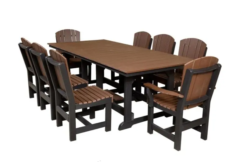 Heritage 44"x94" Outdoor Dining Set