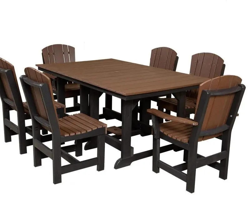 Heritage Table 44x72 w/ 6 Dining Chairs