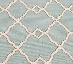 Rocking Chair Cushion Set - Pattern Fabrics-Retro in Blue (0570)