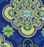 Rocking Chair Cushion Set - Pattern Fabrics-Synchronized Lime (0499)