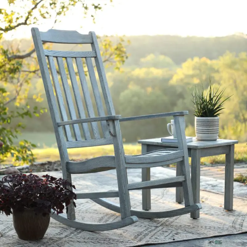 World's Finest Rocker - Weathered Gray