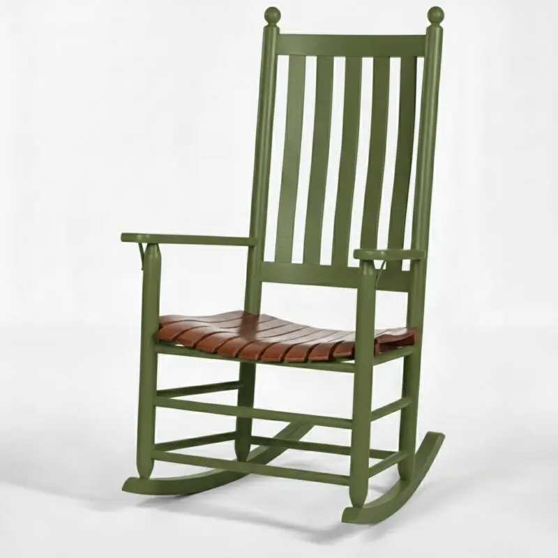 470 Classic Lumbar Rocker - New England Green