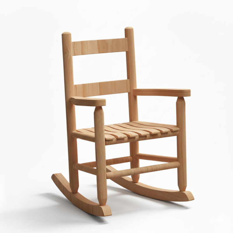 51 Emilie Child Rocker - Natural