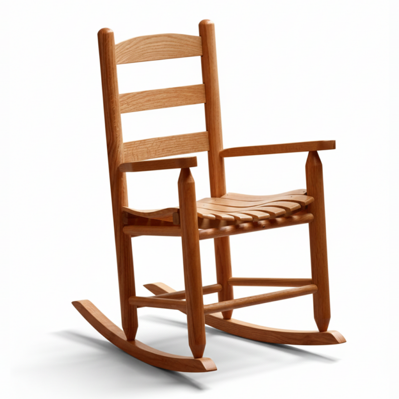 52 Allison Child Rocker - Natural