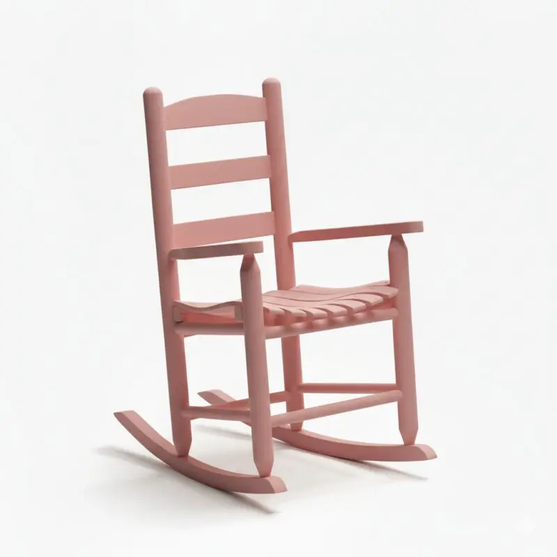 52 Allison Child Rocker - Cotton Candy