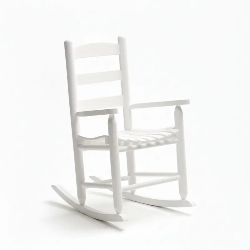 52 Allison Child Rocker - White