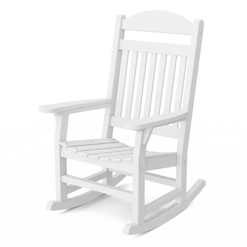 LCC-101-WHITE-C1 rocking chair for comfortable outdoor relaxation