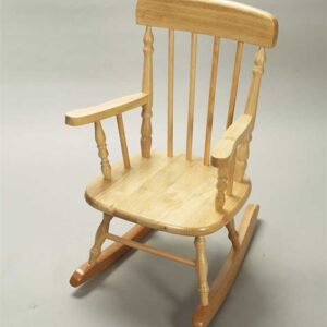 Children's Deluxe Spindle Rocking Chair - Natural