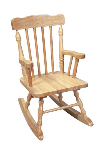Kid's Colonial Rocking Chair - Natural
