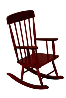 Children's Spindle Rocking Chair - Cherry