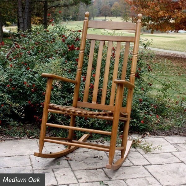 Country Style Slat Back Rocking Chair-0