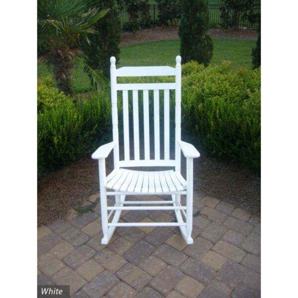 Country Style Slat Back Rocking Chair-721