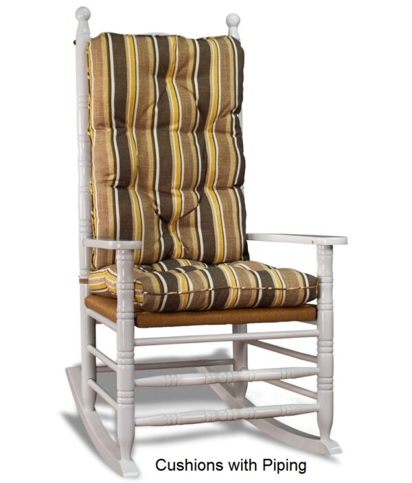 Custom Rocking Chair Cushion Set - Stripes-0