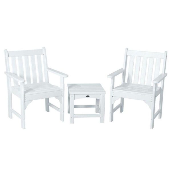 POLYWOOD® Vineyard 3-Piece Garden Chair Set-1373