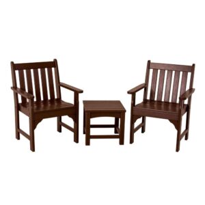 POLYWOOD® Vineyard 3-Piece Garden Chair Set-0