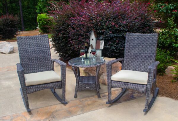 Bayview Outdoor Rocking Chair Set-1039