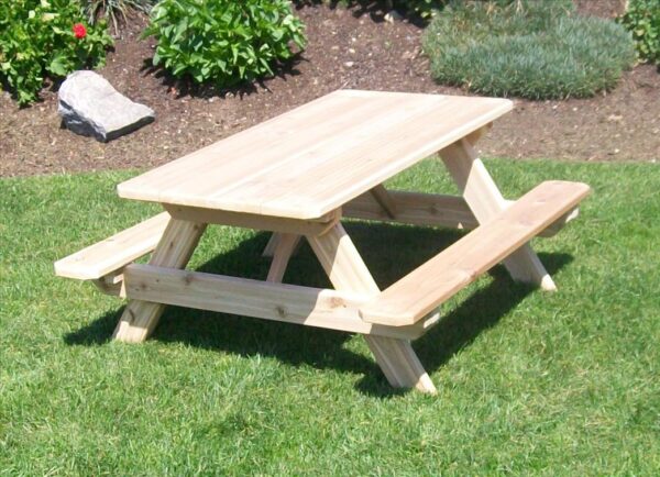 Kid's Cedar Table (22" Wide)-0