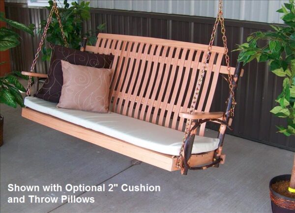 Classic Porch Swing - Hickory-1697