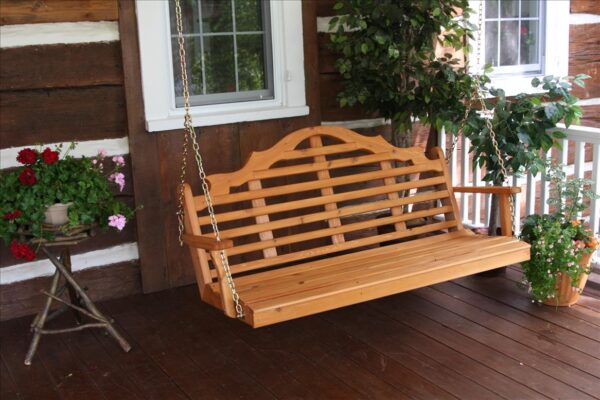 Marlboro Porch Swing - Cedar-0