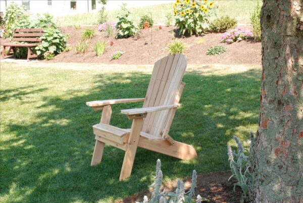 Folding Reclining Adirondack Chair - Cedar-1658