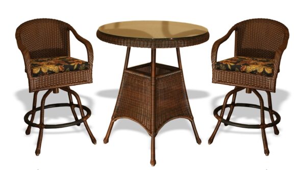Lexington Bar Set ~ 2 bar chairs, 1 bar table-1095