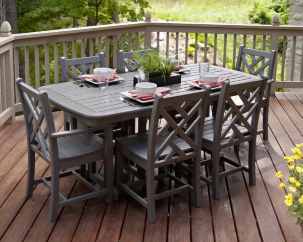 POLYWOOD® Chippendale 7-Piece Dining Set-0