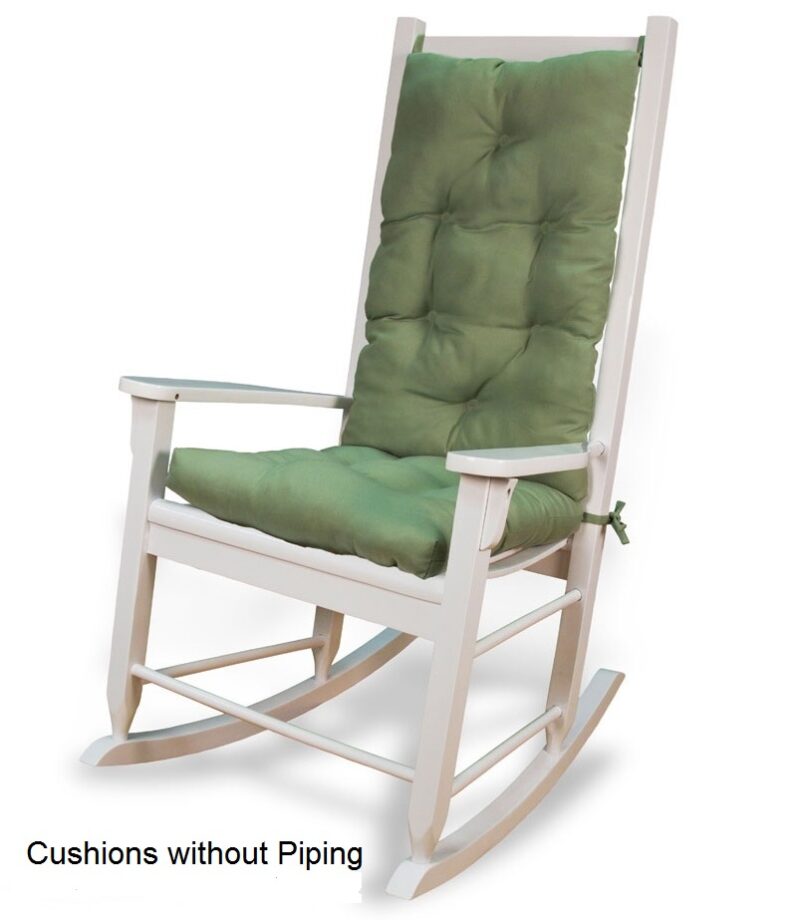 Custom Rocking Chair Cushion Set - Solid Colors-626