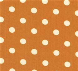 Burnt Orange Polka Dots (0375)