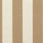 Deluxe Sunbrella Rocker Cushion Set-Sunbrella Canvas Stripe Heather Beige (5674)