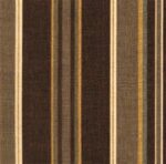 Deluxe Rocking Chair Cushion Set - Striped Fabrics-Chocolate Mousse Stripe (0484)