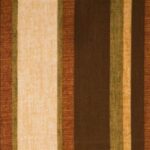 Deluxe Rocking Chair Cushion Set - Striped Fabrics-Chocolate Stripe (0438)