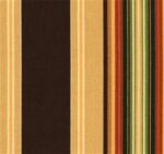 Deluxe Rocking Chair Cushion Set - Striped Fabrics-Dark Brown Stripe (0282)