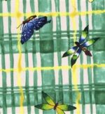 Rocking Chair Cushion Set - Pattern Fabrics-Green Summer Picnic (063)