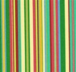 Deluxe Rocking Chair Cushion Set - Striped Fabrics-Kiwi Stripe (0103)