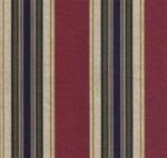 Deluxe Rocking Chair Cushion Set - Striped Fabrics-Maroon Stripe (0541)