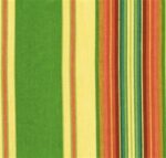 Deluxe Rocking Chair Cushion Set - Striped Fabrics-Orange Lime Stripe (0289)